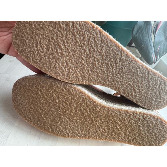 Rag and Bone Hera Espadrille Wedge Suede Sandal Size 39.5/ US 9.5 - Picture 4 of 9